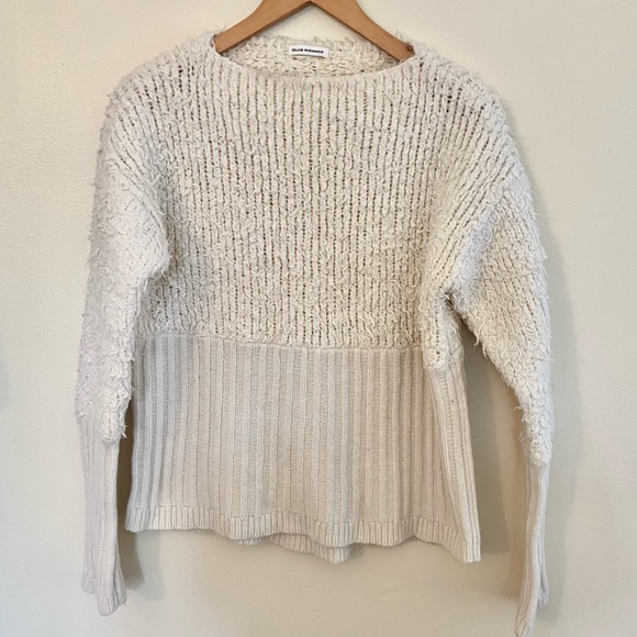 Club Monaco chunky shaggy sweater Medium - Picture 1 of 7